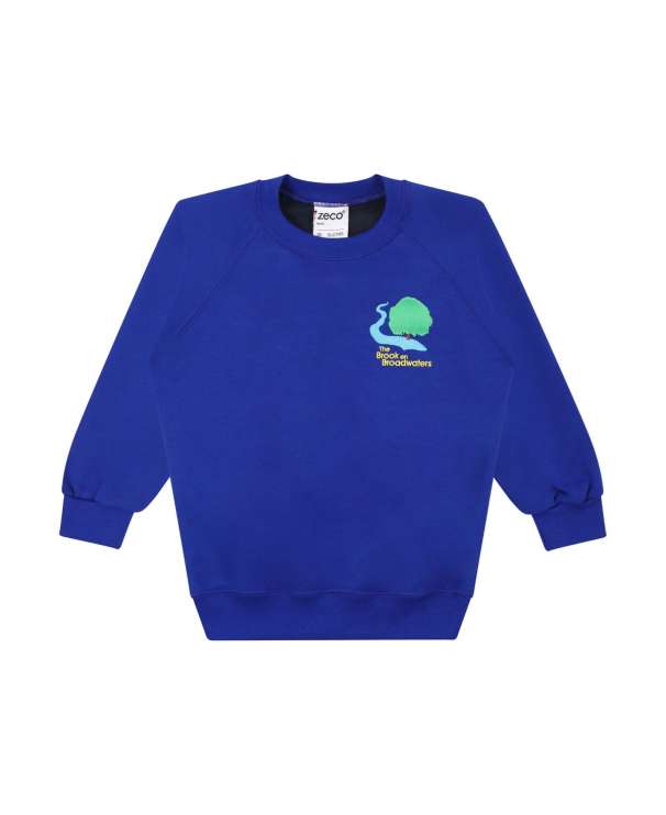 Girls Crew Neck Sweatshirt Emb Logo